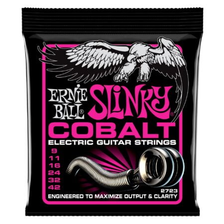 Ernie Ball Super Slinky Cobalt Electric Guitar Strings - 9-42 Gauge - Image 2
